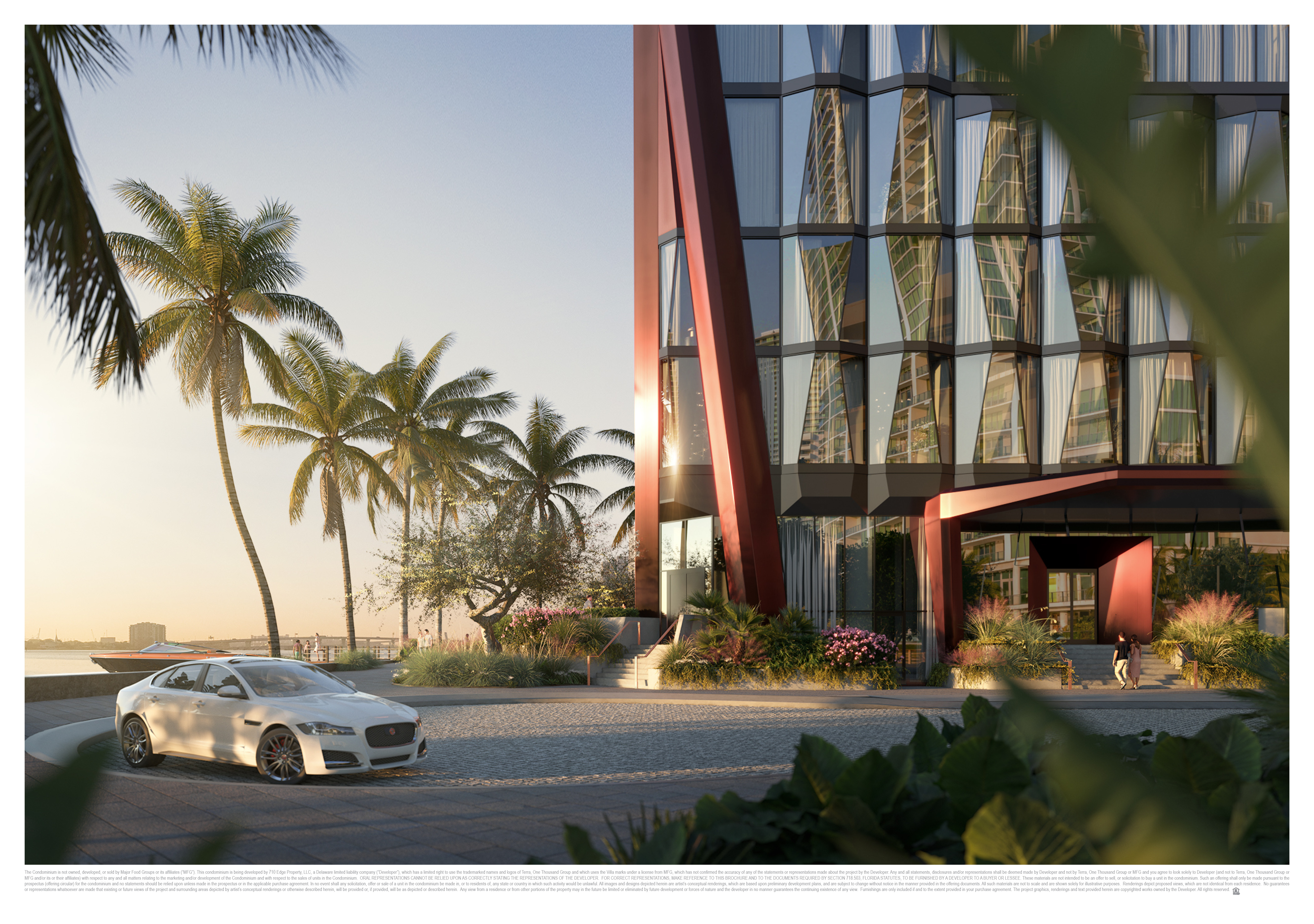 Villa Miami ground-level arrival experience