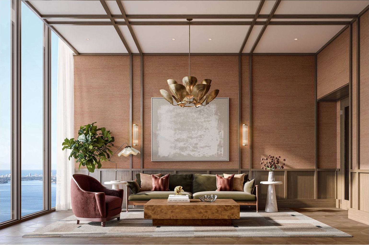 Villa Miami, the helipad lounge, developer rendering